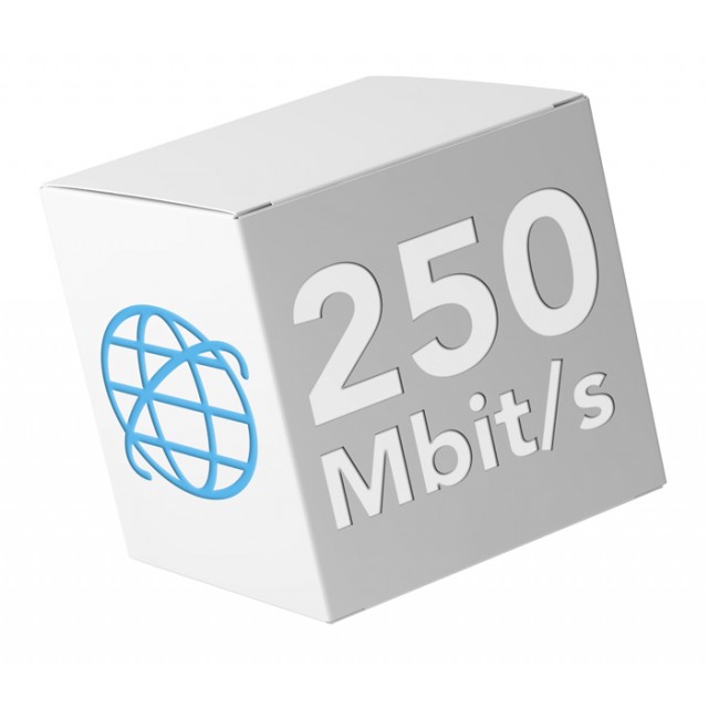 Internet FAST 250 Mbit/s fibra